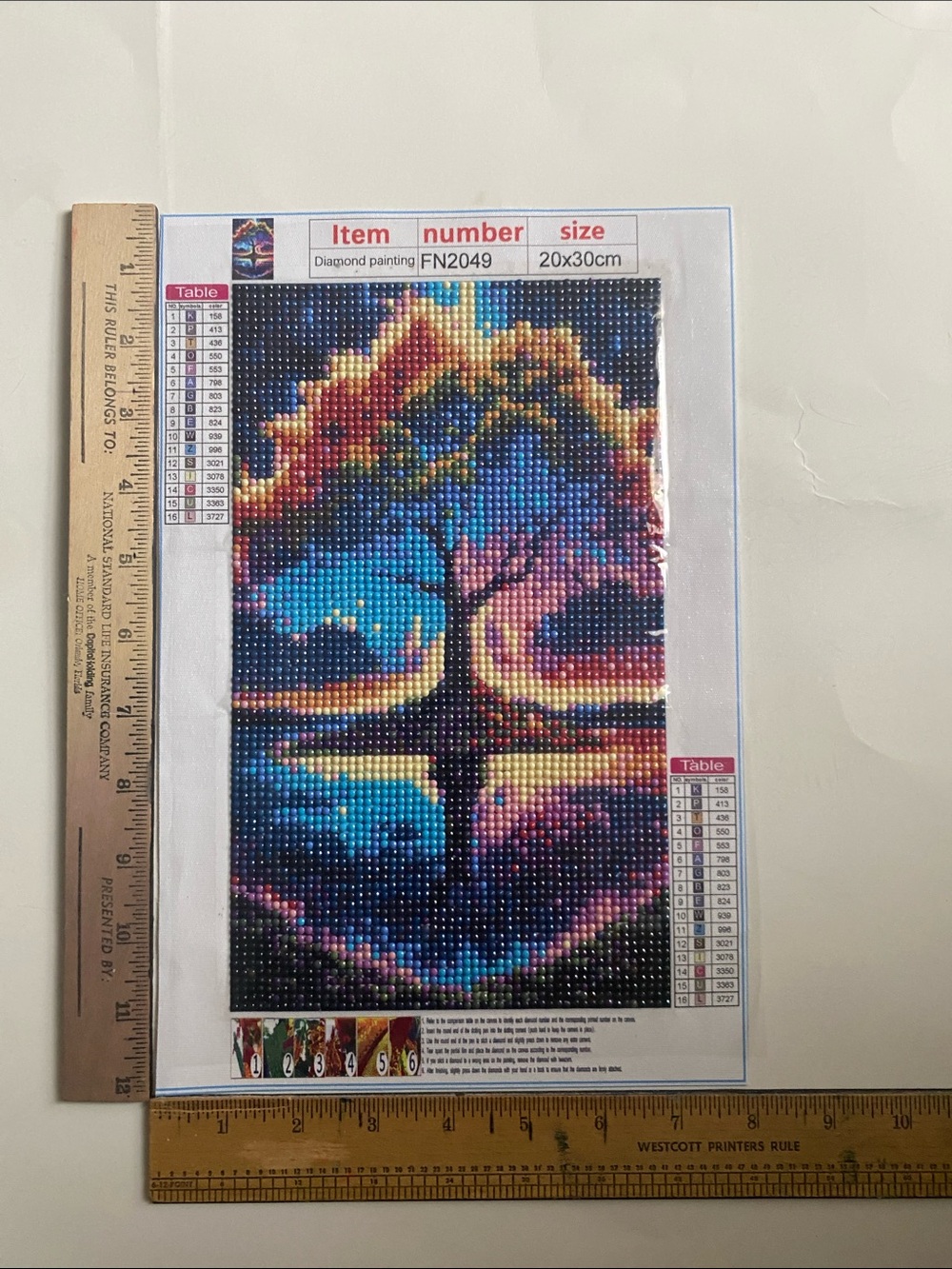 *CLOSET CLOSING* 10 for $10 Diamond Painting 8"x12" Reflection Tree